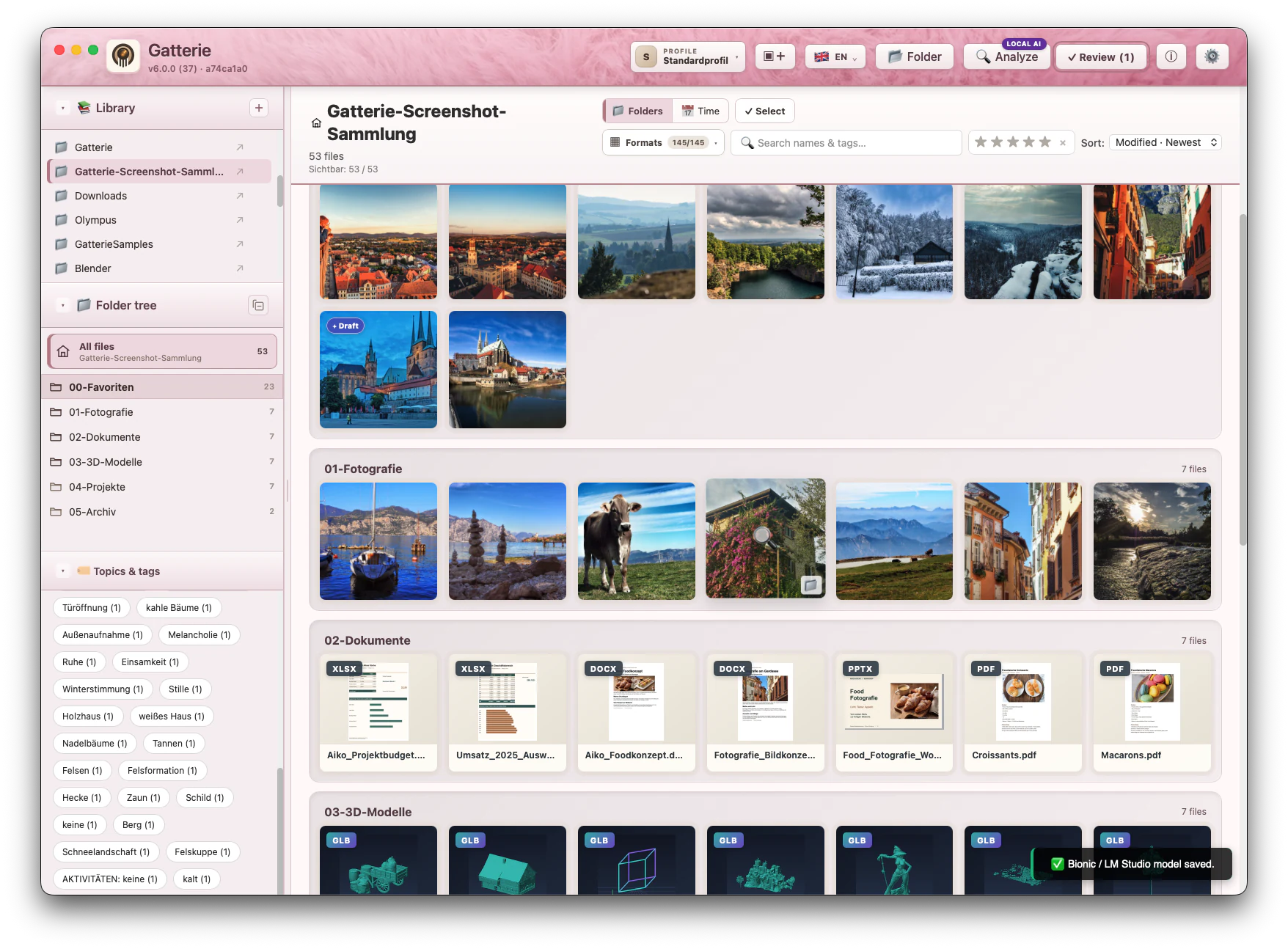 Gatterie im Theme Pink-Plüsch · Modern